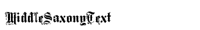 MiddleSaxonyText