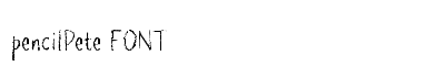 pencilPete FONT