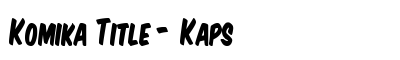 Komika Title - Kaps