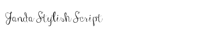 Janda Stylish Script