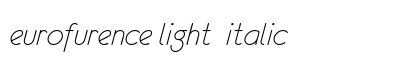 eurofurence light  italic