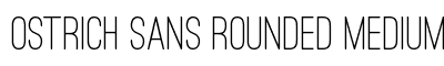 Ostrich Sans Rounded Medium