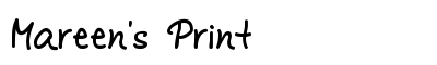 Mareen's Print