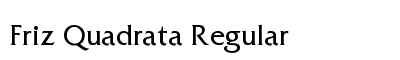 Friz Quadrata Regular